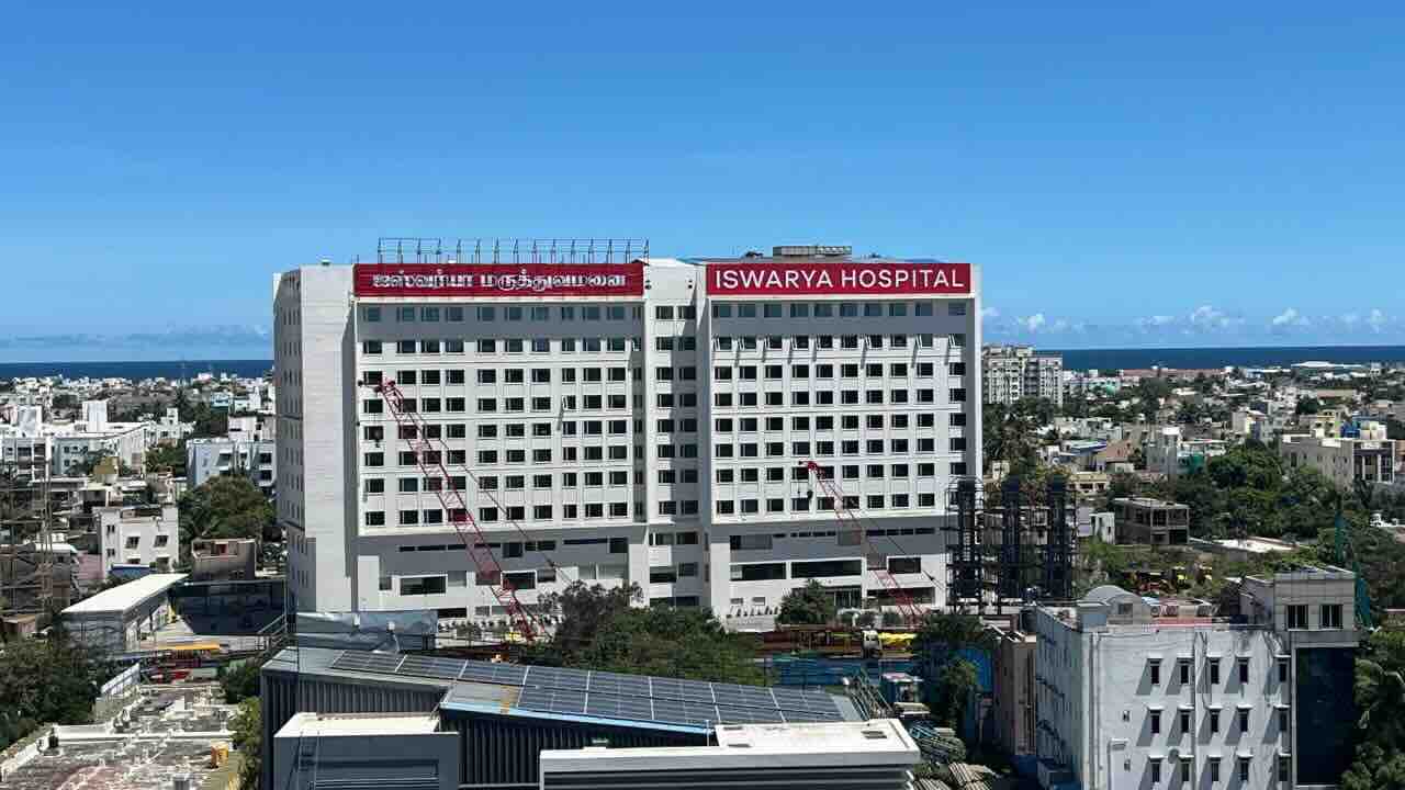 Iswarya Hospital on OMR in Chennai, home to our nuclear medicine services