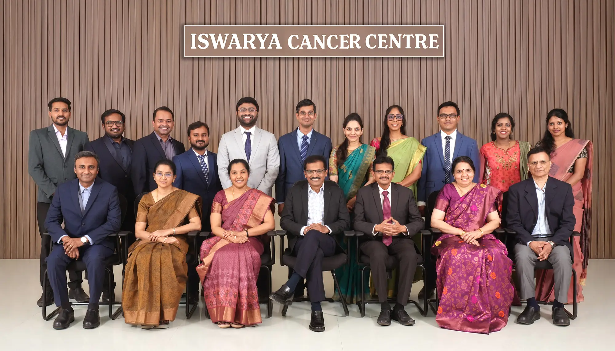 The Oncology / Cancer Centre team at Iswarya Hospital, OMR Chennai