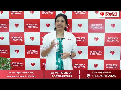 Common Symptoms of Postpartum Depression | Dr. V. Mridulla Abirami | Iswarya Hospital, Chennai